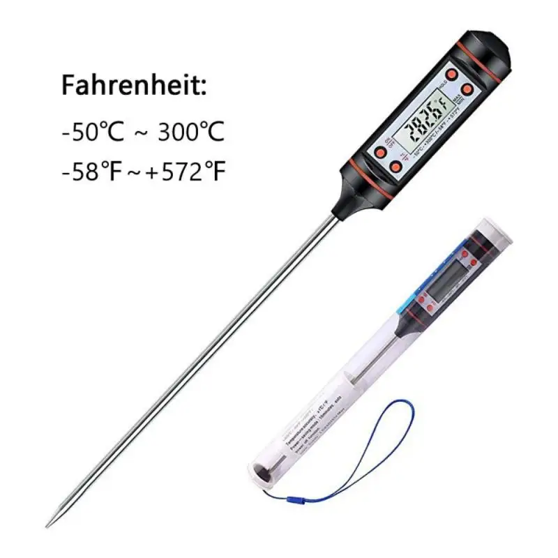 

BBQ Meat Thermometer Food Pen Type Thermometer Cake Candy Fry Grill Dinning Household Cooking Thermometer Gauge Oven Thermometer