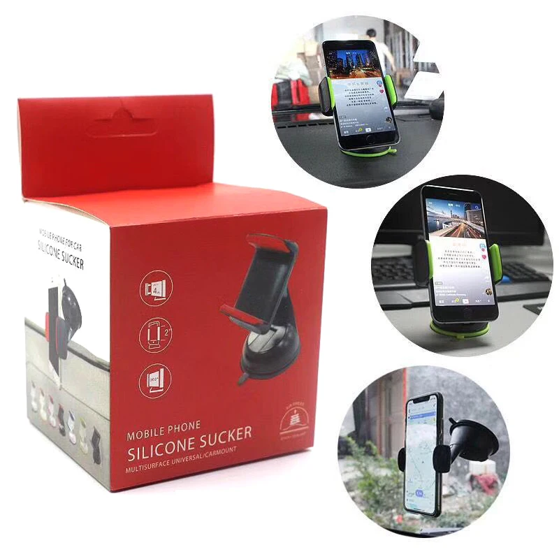 

1PC Mobile Phone Holder Universal Suction Phone Holder Car Mobile Phone Holder 360 Rotated Car Windscreen Dashboard Holder