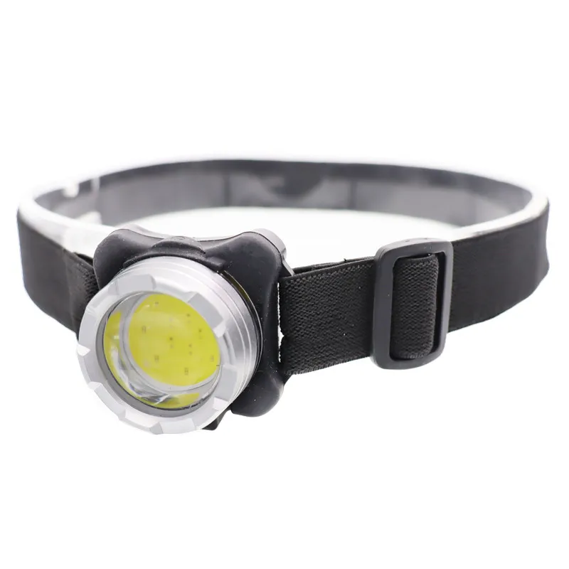 Светодиодный налобный фонарь с COB матрицей водонепроницаемый Головной со