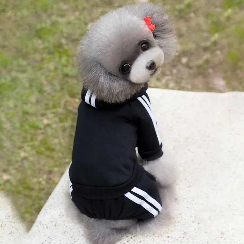 XS XXL Pet Одежда с принтом в виде собак для Костюм кошкой Пижама утолщенные Кофты