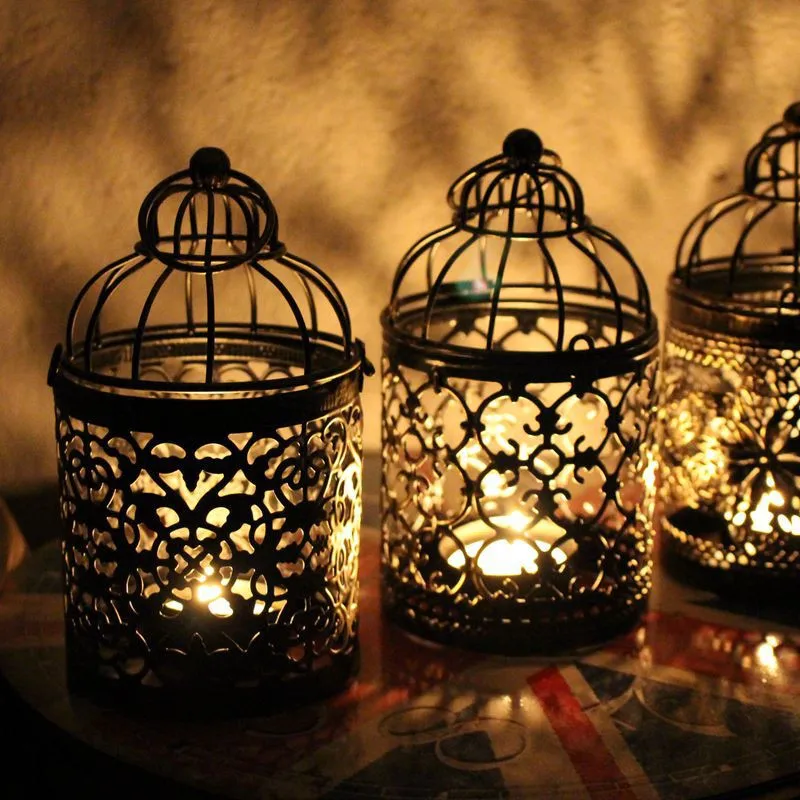 Подсвечник уникальные металлические Чайные свечи подсвечник Свадебные