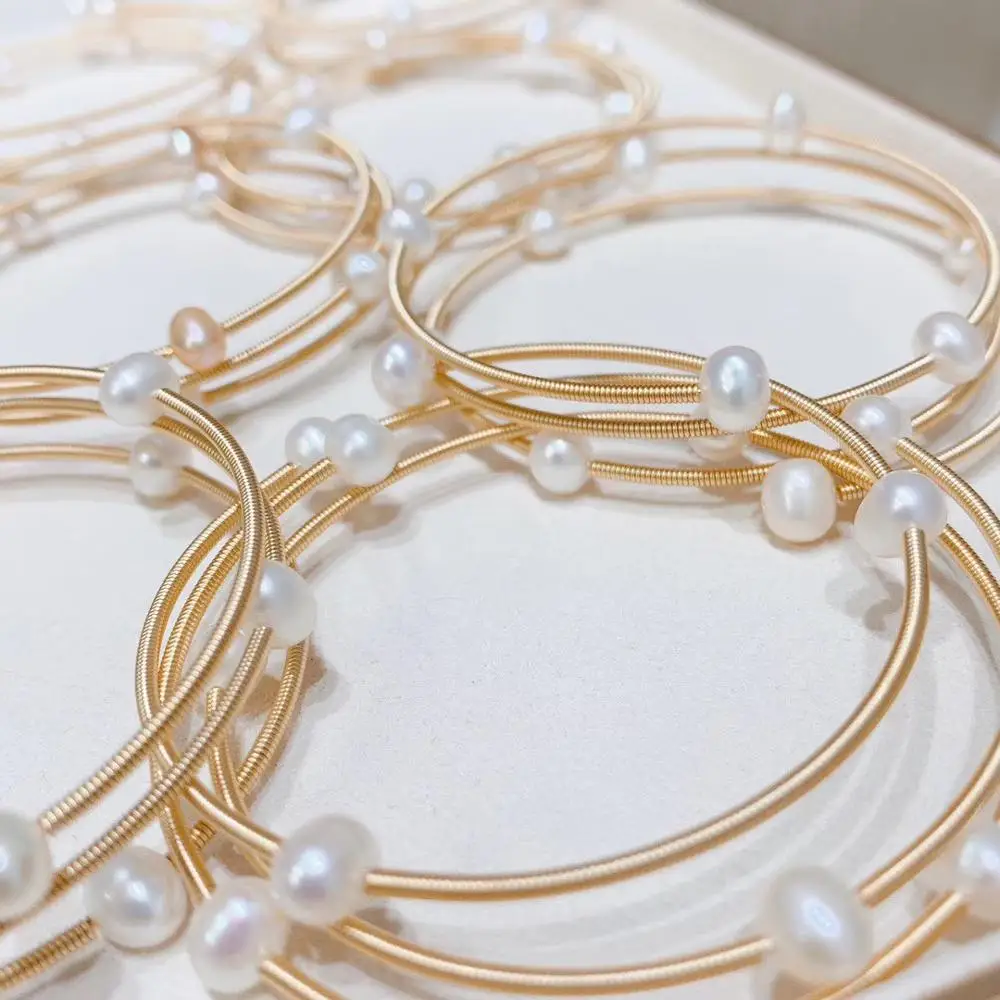 CCijiNG простой перламутровый браслет ручной работы роскошный брендовый дизайн