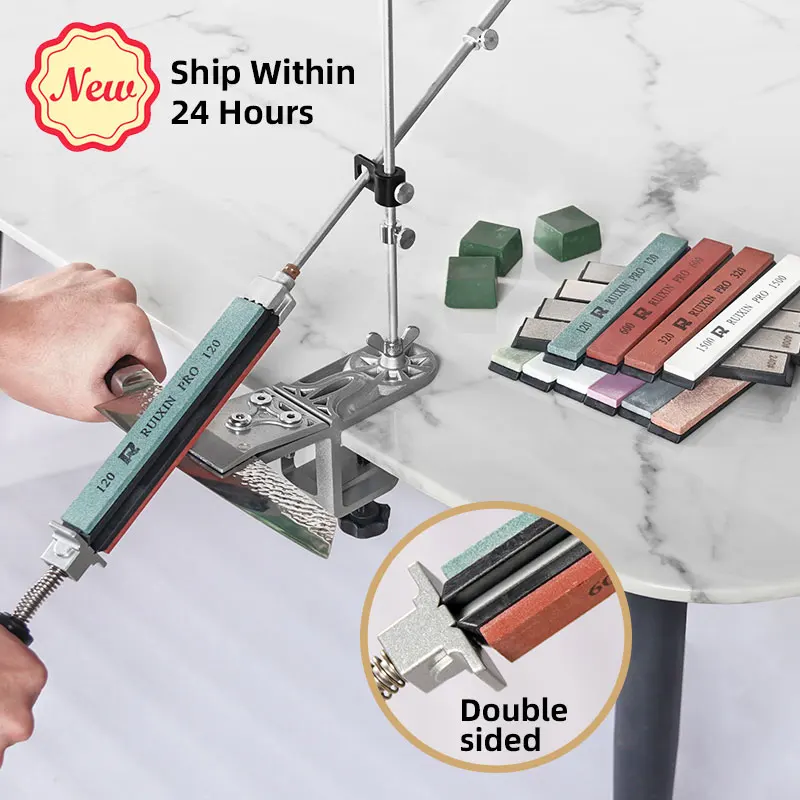 new knife sharpener professional diamond sharpening stone whetstone kitchen tools accessories gadgets grinding set ruixin pro free global shipping