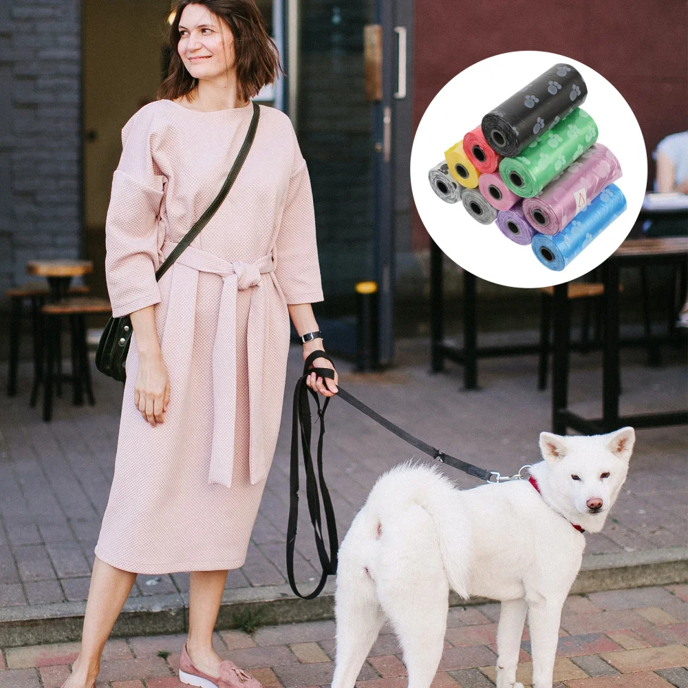 

330pcs/22 Rolls Pet Poop Picking Bag Litter Bag Poop Container Peg Waste Bag
