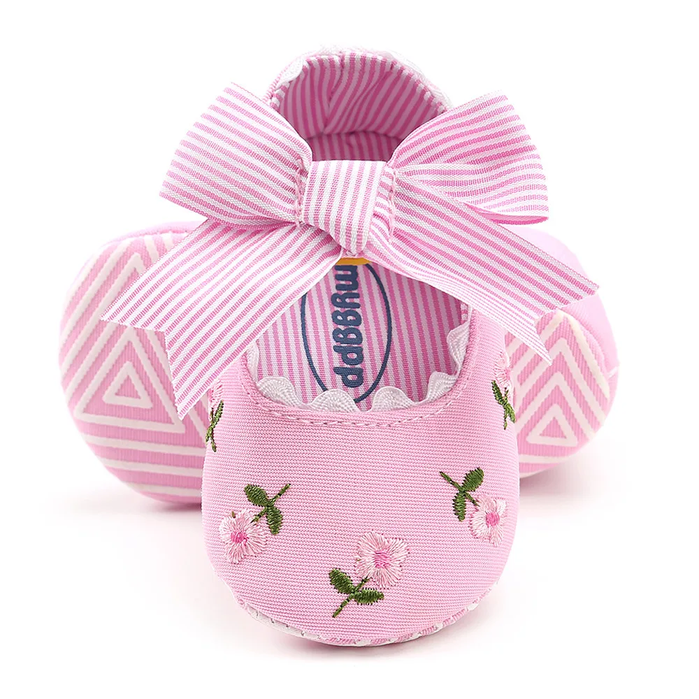 Модные ботинки с бантиком для маленьких девочек спортивные малышей обувь