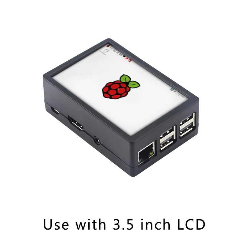 Raspberry Pi 3 Model B + чехол черный корпус из АБС пластика для сенсорного экрана 5 дюйма
