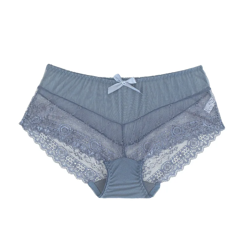 

Panties For Woman Underwear Sexy Lace Edge Breathable Soft Lingerie Female Briefs Panty Sexy Transparent Women'S Underpants