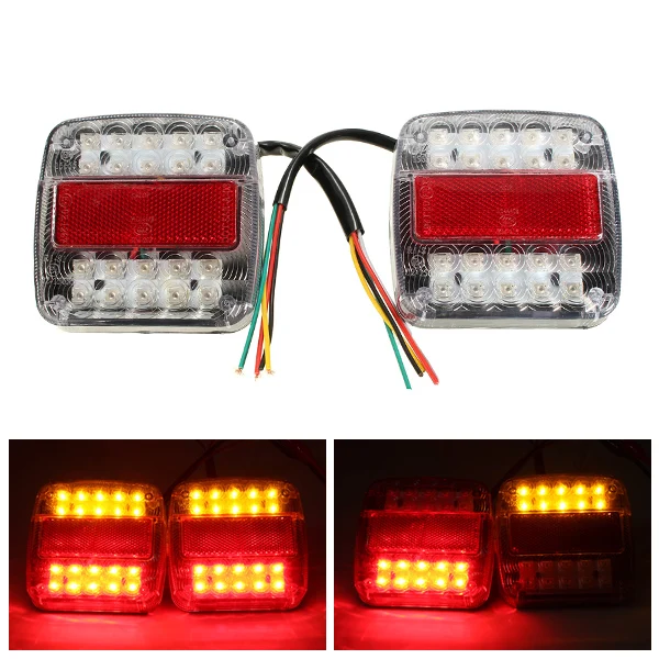 2 шт. задние фонари для грузовиков 12 В 20 светодиодов|car interior lamp|car fog lamplamp side |