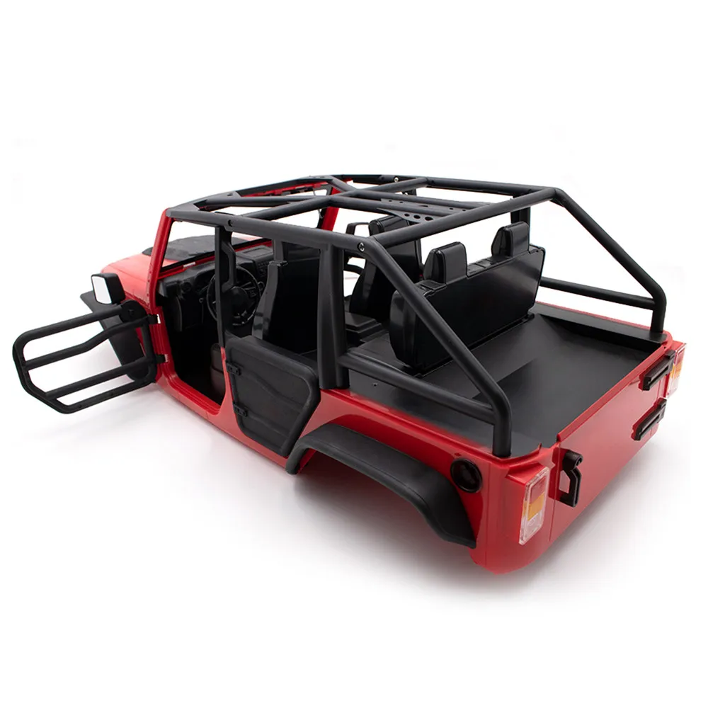 ABS жесткий корпус оболочки наборы для 1/10 Axial SCX10 II Jeep Wrangler в разобранном виде 313 мм