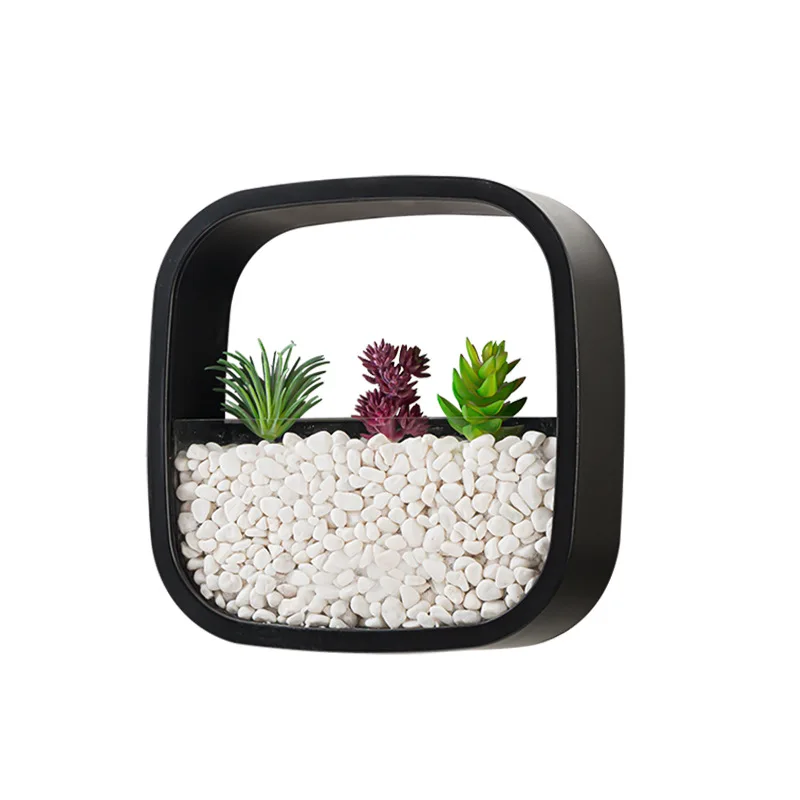 Современная прозрачная настенная ваза домашний декор для гостиной бонсай