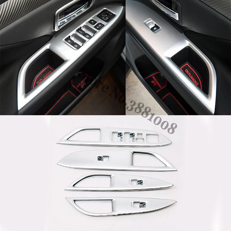 Для Mitsubishi Outlander 2013to2017 ABS кнопки внутренней двери подлокотника стеклоподъемника