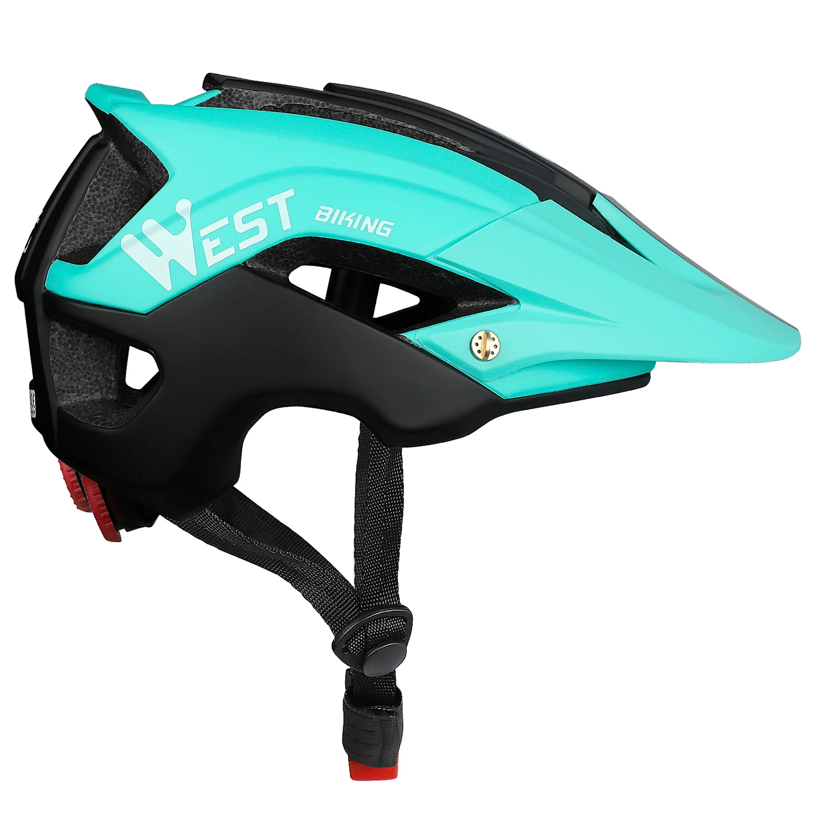Bike Helmet with Soft Removable Lining Pad &amp Visor Adjustable Men Women Trail Racing In-mold Cycling Bicycle | Спорт и