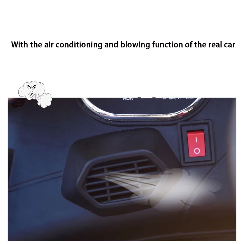 

Children's Electric Car 12V 1-10 Years Four-wheel Drive Portable Battery Remote Control Light Toy Car Off-road Vehicle Can Sit