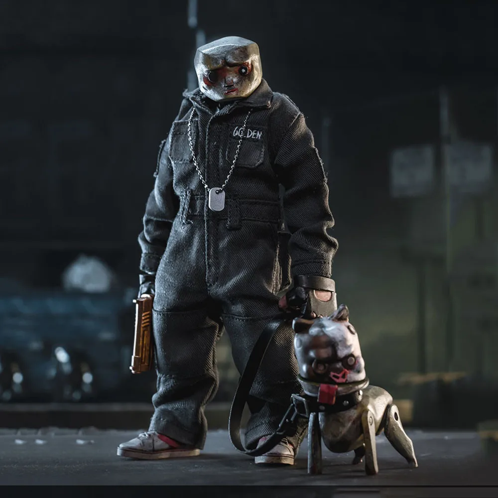 

DAMTOYS x COALDOG 1/12 PES022, Золотая собака Figuer, модель 6 дюймов, голова собаки, мужской солдат, экшн-тело, кукла, полный набор для поклонников, подарок