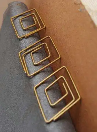 

10 шт свежий и простой Алмазный зажим для бумаги, металлический поворотный штифт