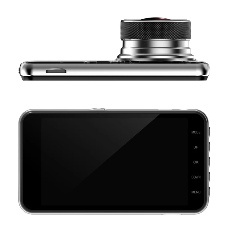 Anfilite 4,0 ”Full HD 1080P Автомобильный видеорегистратор с двумя объективами, авто видеорегистратор, видеорегистратор с g-сенсором