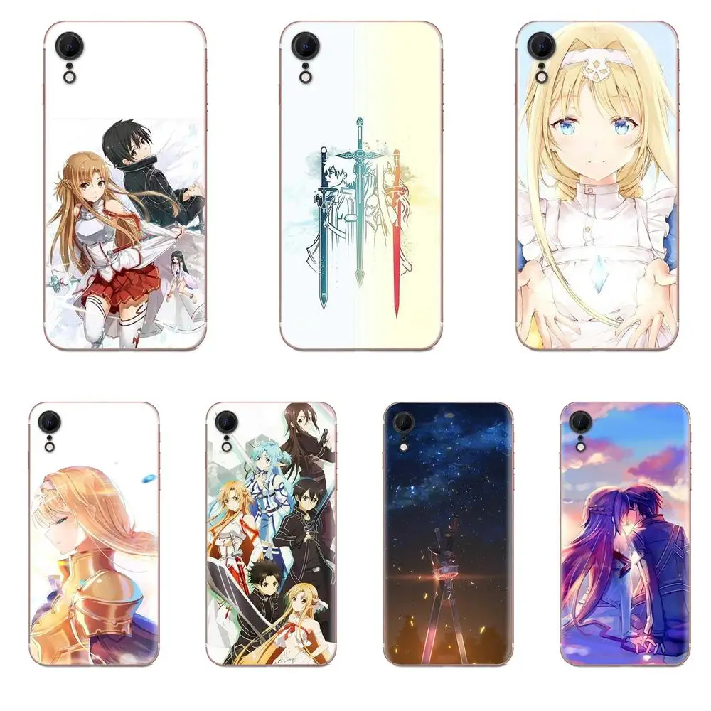 Чехол Sword Art Online Sao japancoque Shell Для Xiaomi CC9 CC9E Mi 3 4 4i 5 5S 6 6X 8 9 SE Play Plus Pro Lite A1 Mix 2 Note 3|Бамперы|