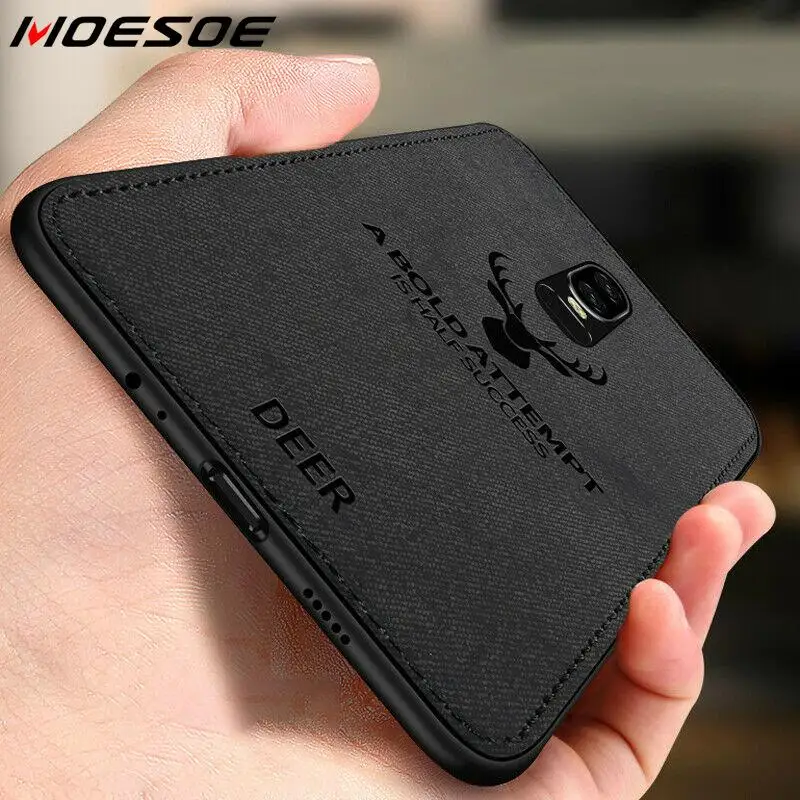 Роскошный чехол для телефона OnePlus 9 8 Pro 7 T Гибридный ТПУ + тканевый тонкий мягкий one