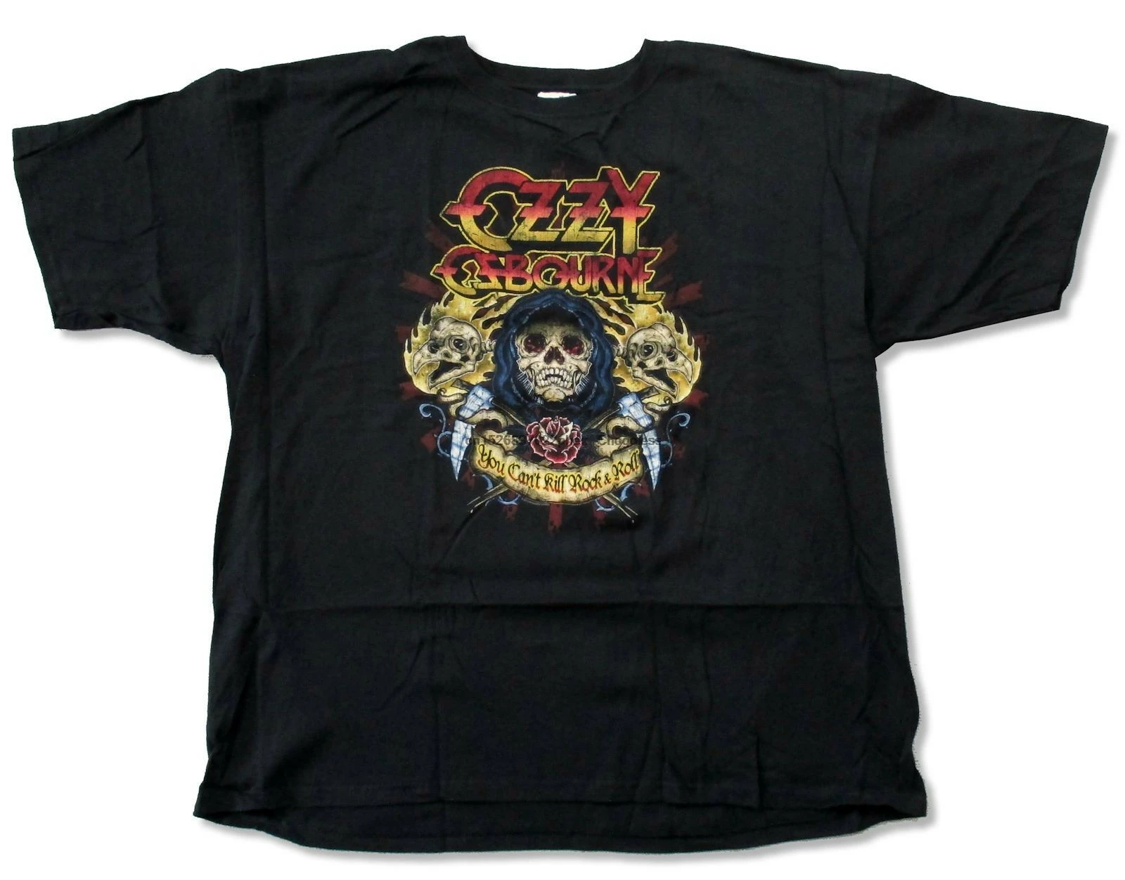 Мужская черная футболка Ozzy osборна с надписью You Can Kill Rock N Roll|Мужские футболки| |