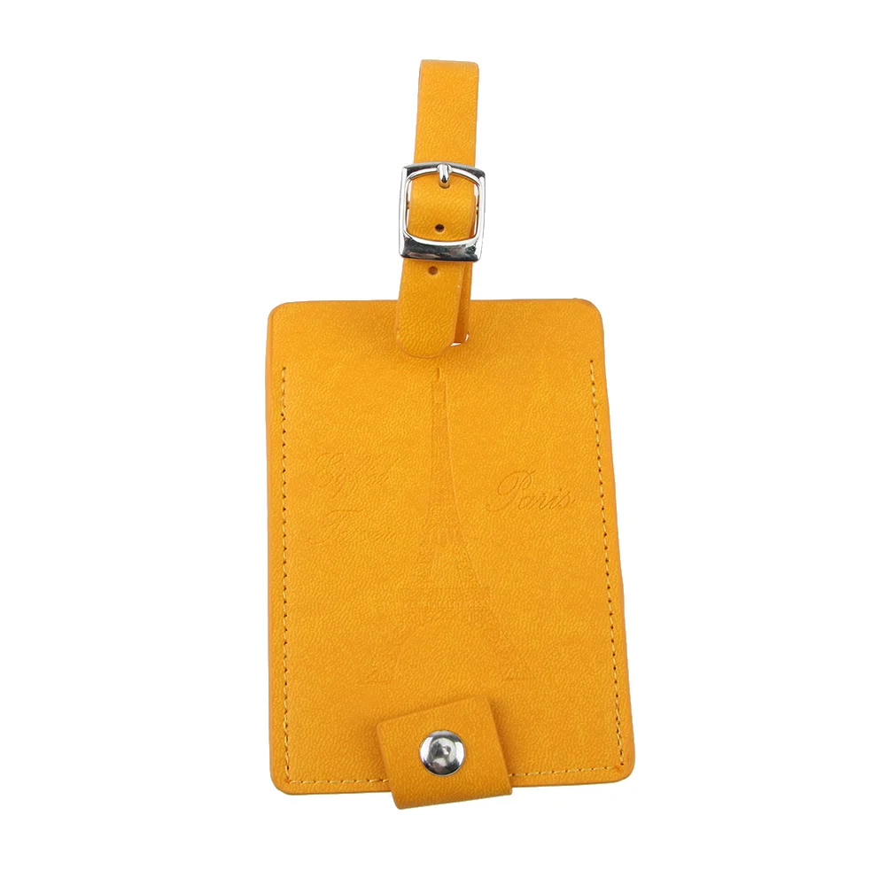 

Leather Suitcase Name Id Address Tags Eiffel Tower Pendant Travel Accessories Luggage Tag