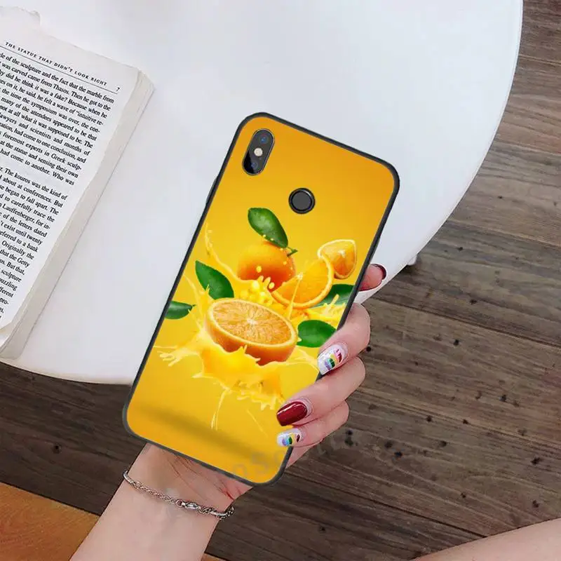 

Fruit strawberry banana orange Phone Case For Xiaomi Redmi note 7 8 9 t max3 s 10 pro lite Luxury brand shell funda coque