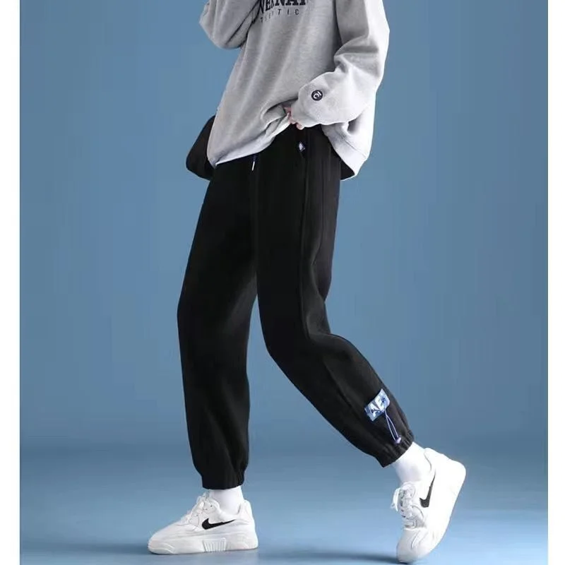 

Price Velvet Autumn and Winter Sweatpants Women's Wide