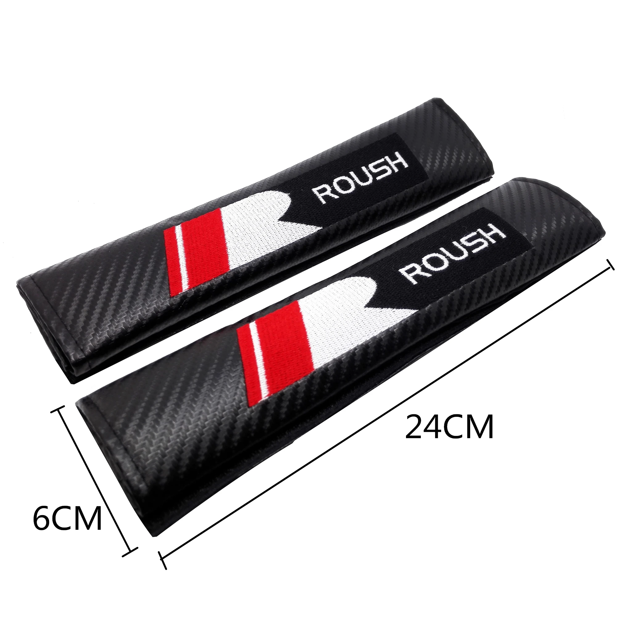 Чехол для ремня безопасности из углеродного волокна для Edge Roush Mustang Shelby Gt500 Focus 2 Mondeo Kuga Fiesta Ranger Explorer Fusion