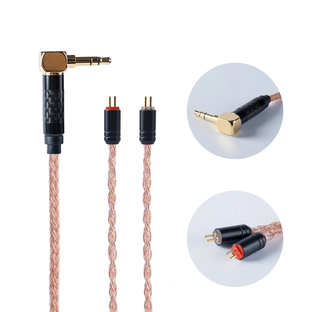 HiFiHear 16 Core коричневый позолоченный Модернизированный кабель 2,5/3,5/4,4 мм балансный кабель с MMCX/2pin разъем для KZ AS10 ZS10 ZST CCA C10