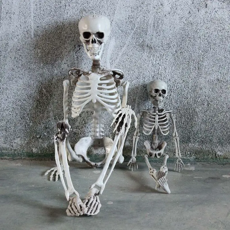 

Halloween Party Ornaments Scary Skeleton Skull and Crossbones Scene Decor Props G99C