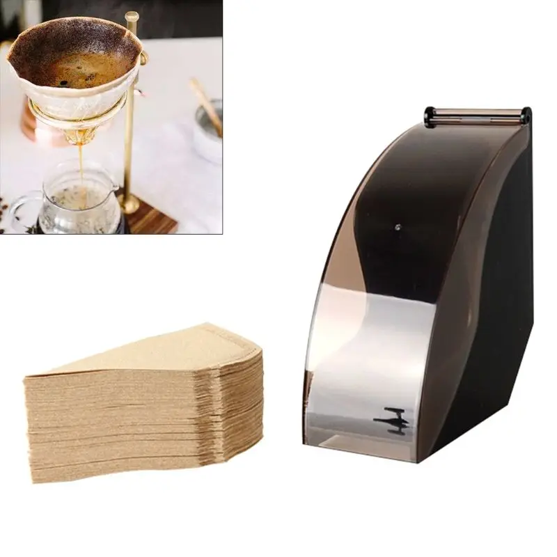 

Coffee Filters Dispenser Rack Shelf Storage, Barista Coffee Tools 27RE