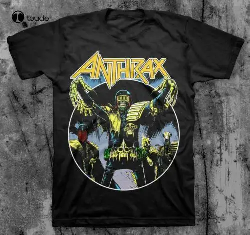 Экшн-футболка Anthrax с принтом судьи Dredd научная фантастика футболка унисекс