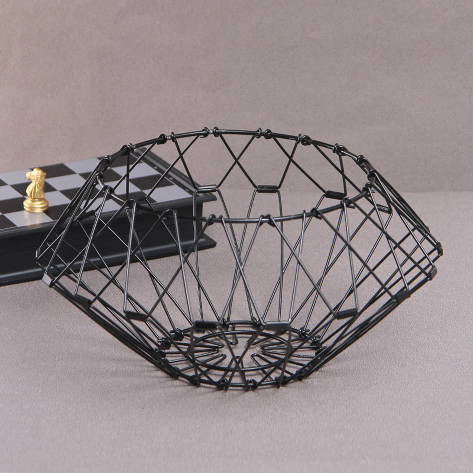 

Fruit Basket Stainless Steel Changeable Shapes Fruit Tray modern and fashionable shape cool and creative fruit basket flexible