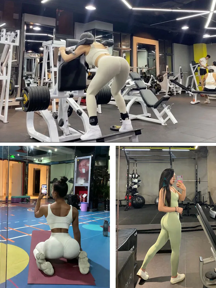 

Peach Hip New Yoga Pants Women Leggings For Fitness Nylon High Waist Long Pants Women Hip Push UP Tights Women Gym Clothing