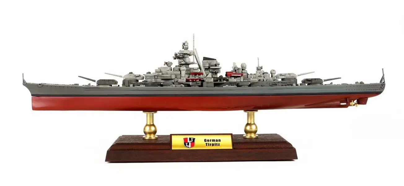 Литая модель корабля Tirpitz времен Второй мировой войны 1/700 года | Игрушки и хобби