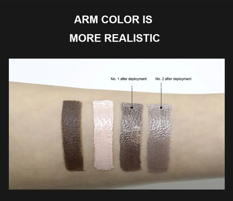 2 цвета крем для бровей 1 5 г трехмерный долговечный водонепроницаемый и пот гель