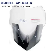 motorcycle windshield windscreen excelle ky500x ky400x wind screen deflector windshield for colove ky400x ky500x ky 500x ky 400x