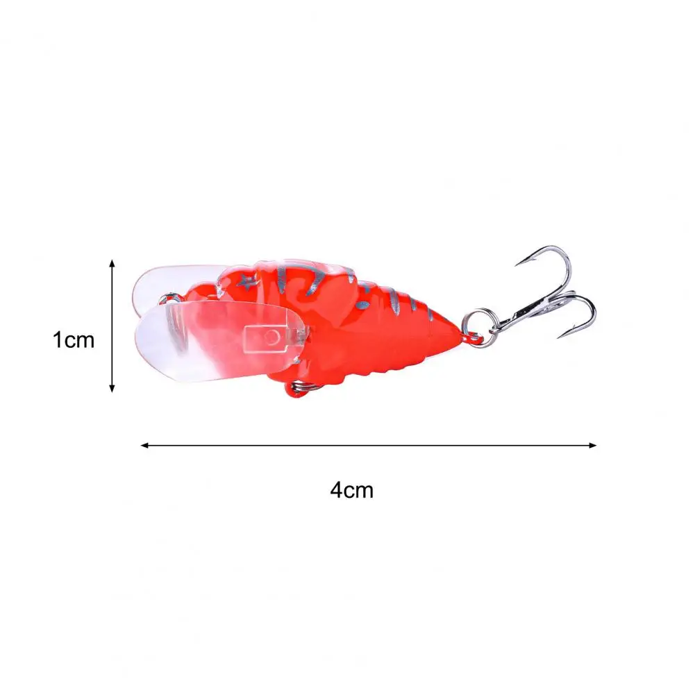 

8Pcs Fishing Lure Bionic Attractive Lightweight Freshwater Cicada Insect Swimbait for Angling Fishing Lure