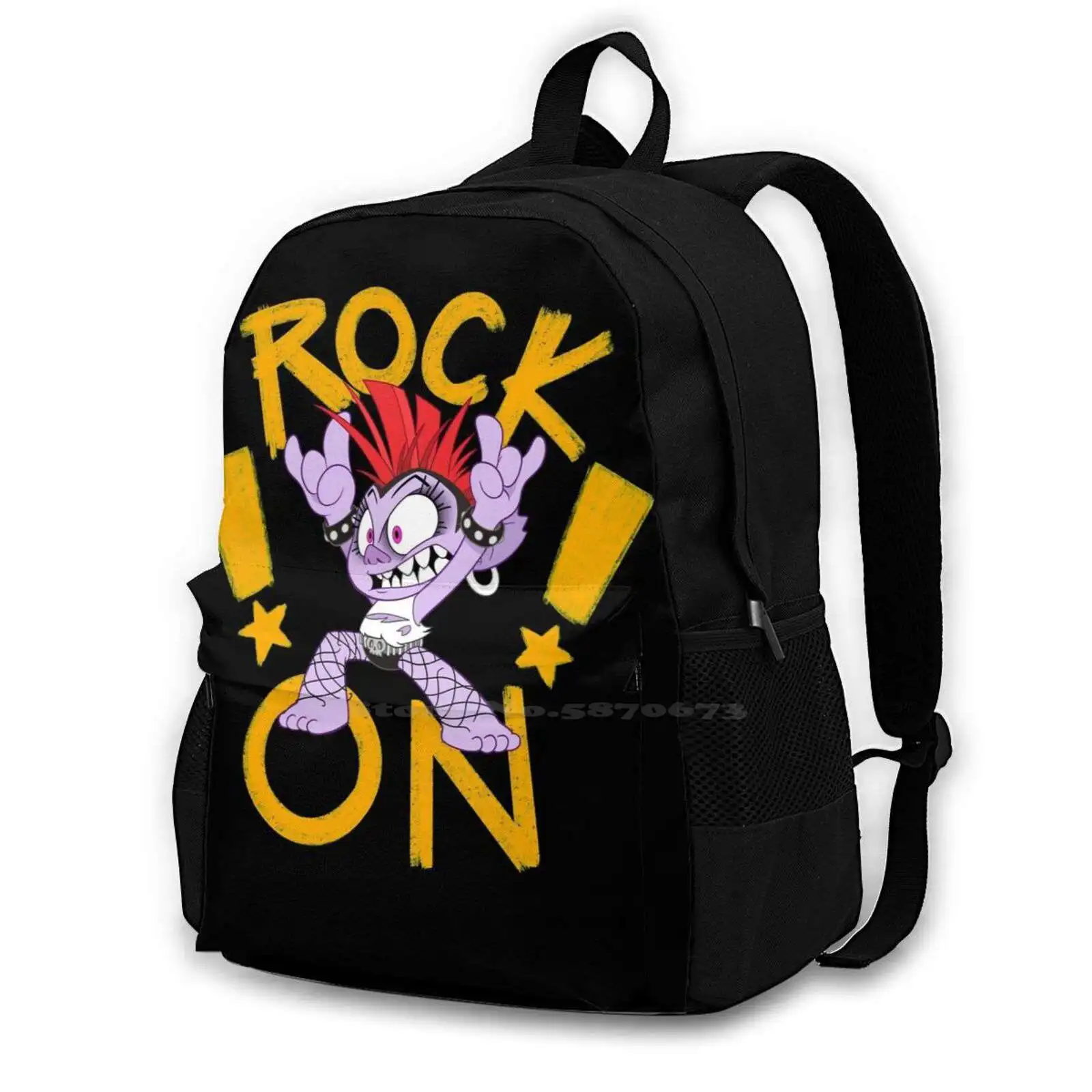 

Rock On Barb!! 3D Print Design Backpack Casual Bag Trolls Trolls World Tour Dreamworks Trolls Dreamworks Dreamworks Trolls And