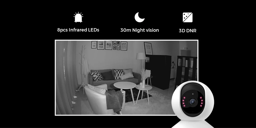 Reolink, 3MP, Full HD, панорамирование/наклон, wifi камера, белый, детский монитор, 2,4G, домашняя, для безопасности, видео, IP камера E1