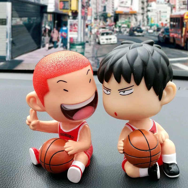 

Фигурки аниме Q Version SLAM DUNK Hanamichi Sakuragi для украшения интерьера автомобиля, фигурки, украшения, автомобильные аксессуары, подарки