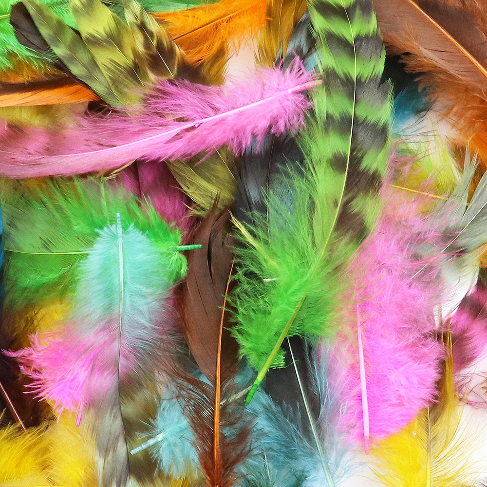 

100pcs Natural Chicken Feather Rooster Feathers 10-15cm/4-6inch for Wedding Hat Jewelry Diy Crafts Party Accessories Decoration