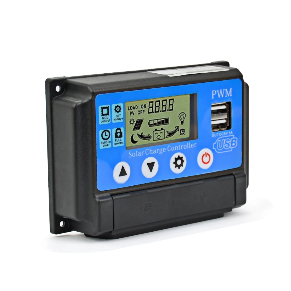 SUNYIMA 50A 12V 24V режимы Auto PWM регулятором солнечного заряда контроллер 40A 30A 20A 10A для