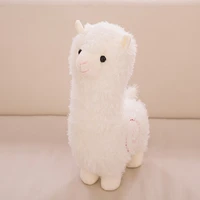 25cm cute real lama decoration bed alpaca sheep stuffed cotton pillow cushion soft doll plush doll gift