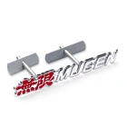 Металлическая 3d-наклейка MUGEN, эмблема передней решетки радиатора, хромированный логотип, задний значок для HONDA Civic Accord S2000, аксессуары для стайлинга автомобиля