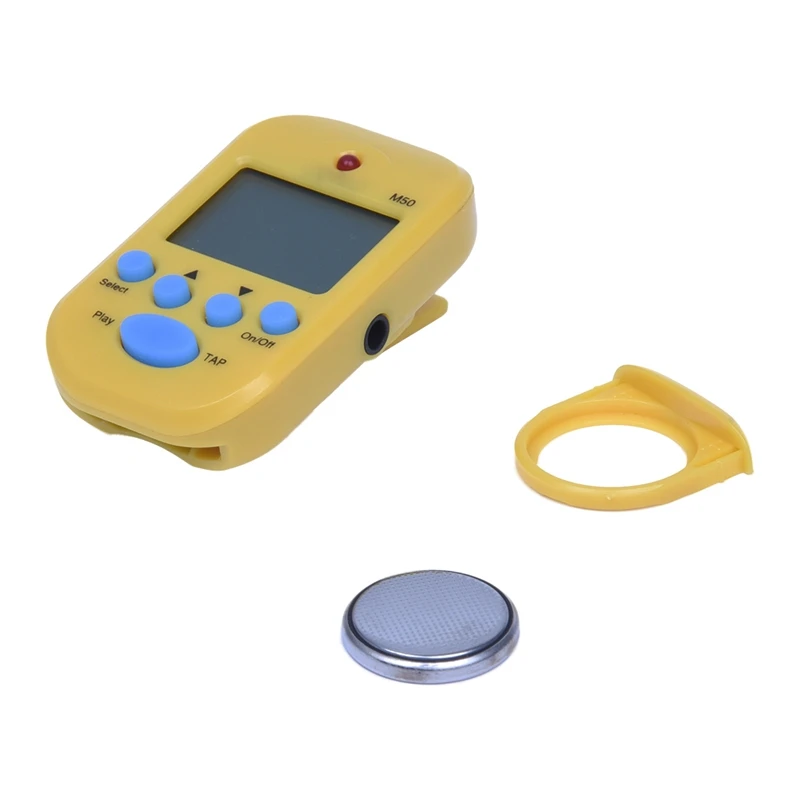 

M50 Metronome Digital Electronic with Yellow Clip Instrument