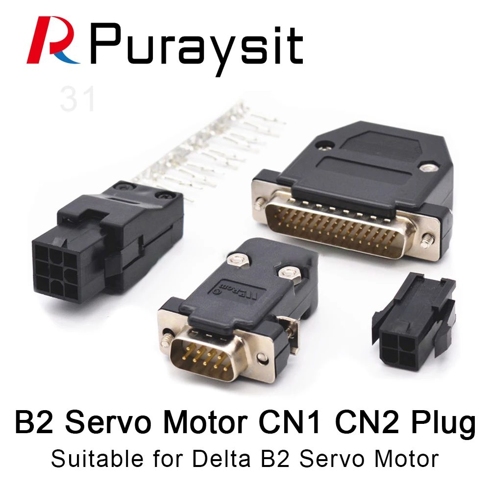Серводвигатель Delta B2 CN1 CN2 штепсельное управление сигналом 9-отверстие разъем
