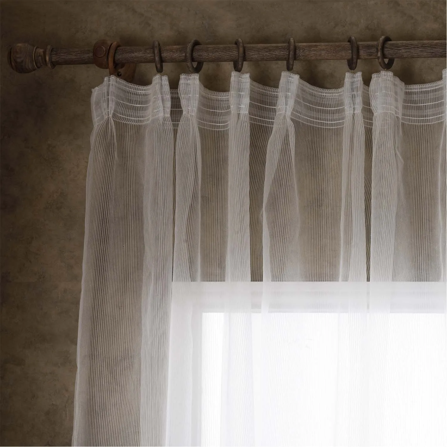 Белая полоса занавеска для гостиной Роскошная жаккардовая ткань тюль кухни