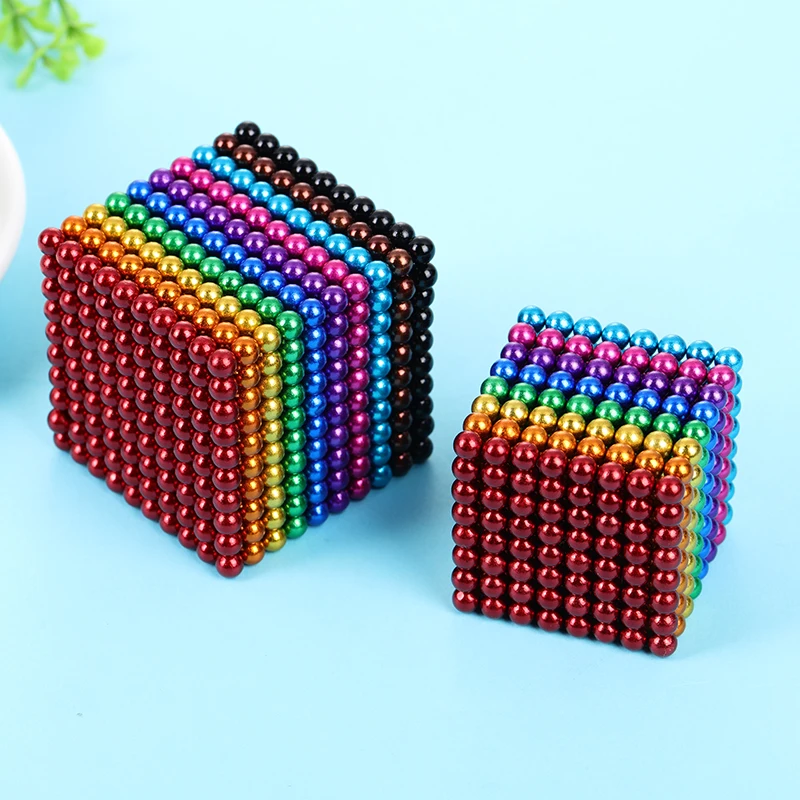 

Construction Magnets Magnetic Magic Cube Blocks Beads Spheres Balls Puzzle with Metal Box Sets for Kids 3mm 5mm