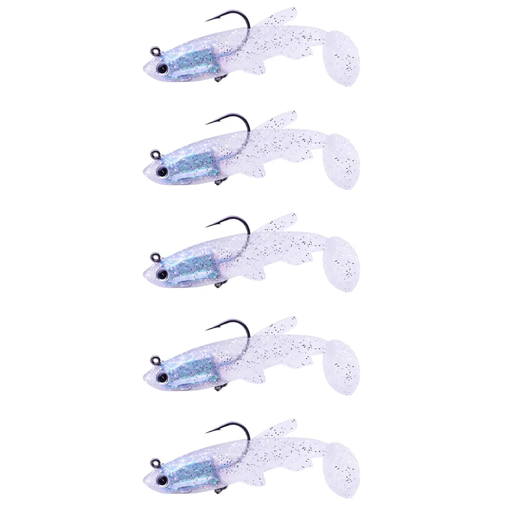 5 шт. мягкие рыболовные приманки с креветками набор приманка для рыбной ловли