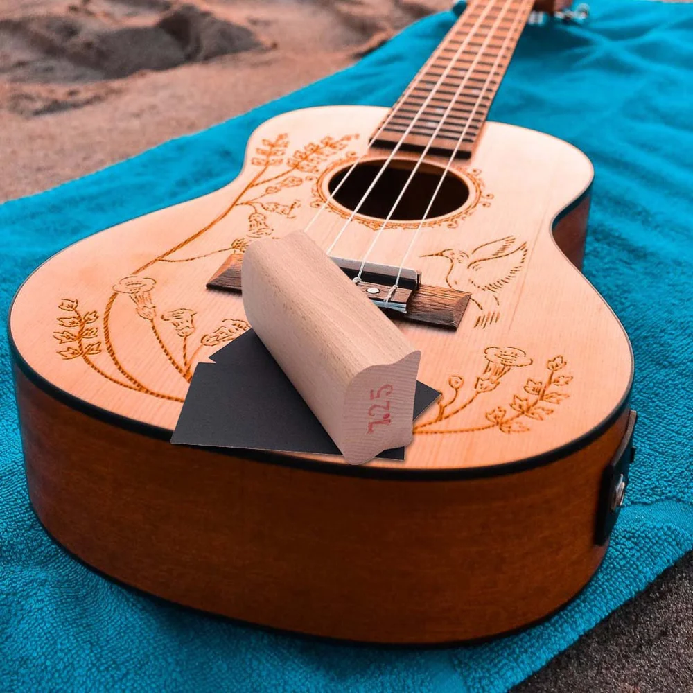 

2pcs Guitar Sanding Sheets with Leveling Sanding Polished Block Guitar Accessory